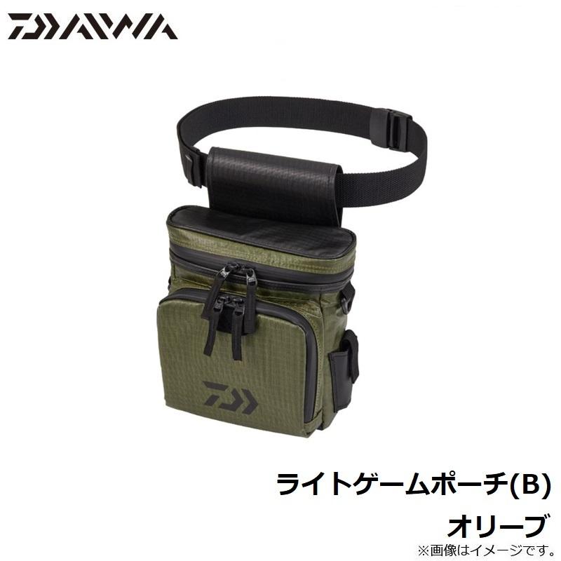 DAIWA（釣り） ダイワ ライトゲームポーチ(B) オリーブ【在庫限り特価 