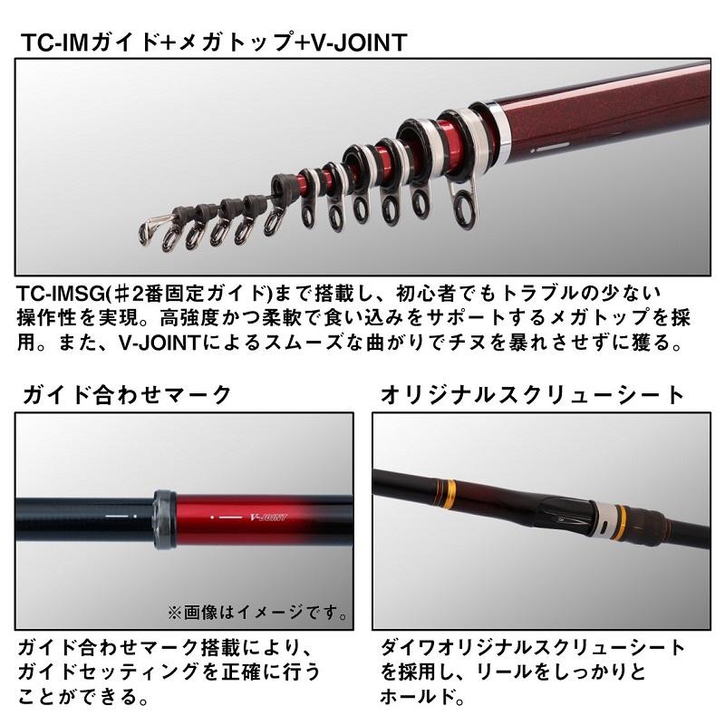 DAIWA（ダイワ） 銀狼 0-53・K / 磯 波止 竿 チヌ ギンロウ : 釣具の