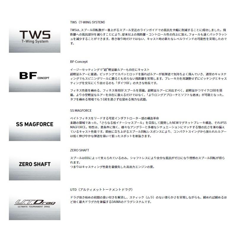DAIWA（ダイワ） 25アルファス ALPHAS BF TW 8.5L / ベイトフィネス