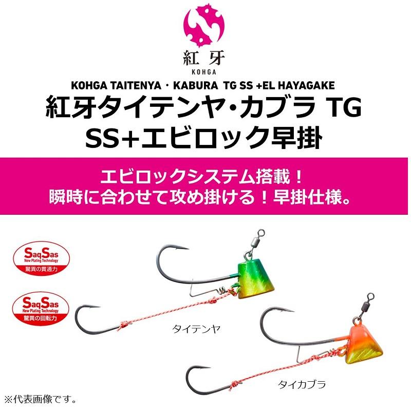 DAIWA（ダイワ） 紅牙タイテンヤ TG SS+エビロック 早掛 6号 小梅