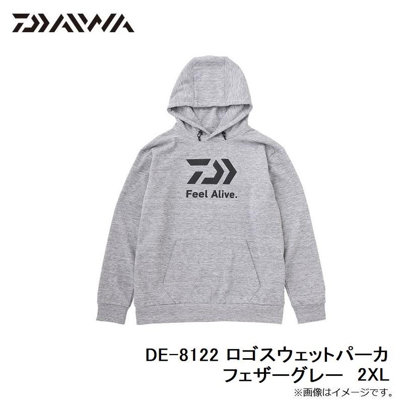 ダイワ DE-8122 ロゴスウェットパーカ フェザーグレー 2XL|yfto|06