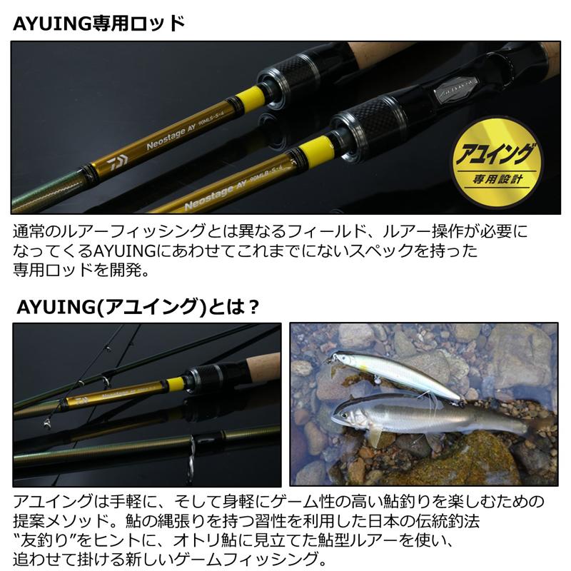 DAIWA（ダイワ） ネオステージ アユイング 93MHB-S / 鮎釣り ベイト