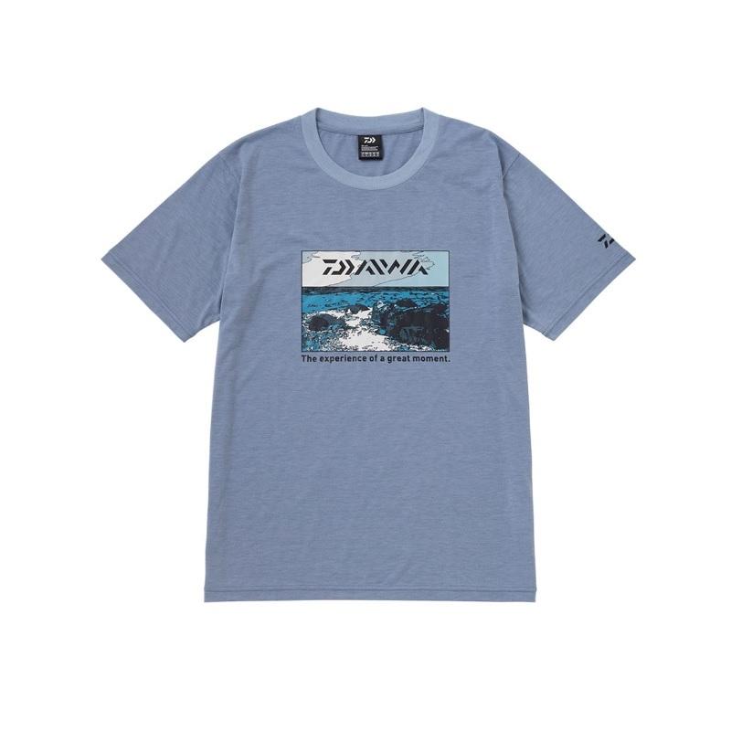 DAIWA（ダイワ） DE-6123 グラフィックTシャツ サラシ ダルサックス WL