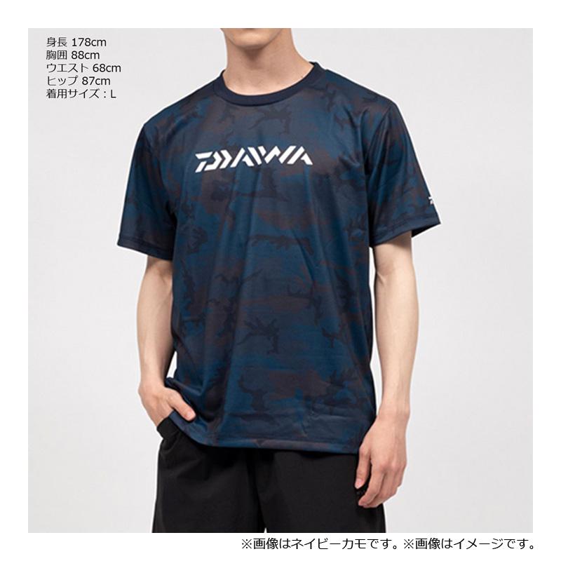 DAIWA（ダイワ） DE-8623 クリーンオーシャンロゴTシャツ ブラック M