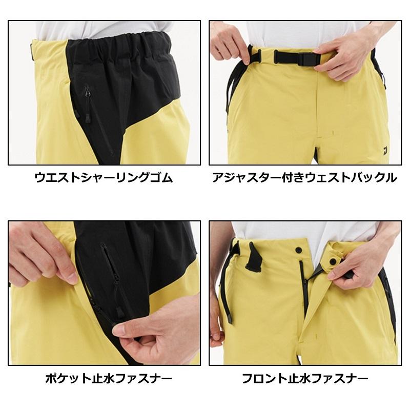 ダイワ DR-1723P ゴアテックス ショートレインパンツ ライトグレー XL ダイワ DR-1723P ゴアテックス ショートレインパンツ ライト