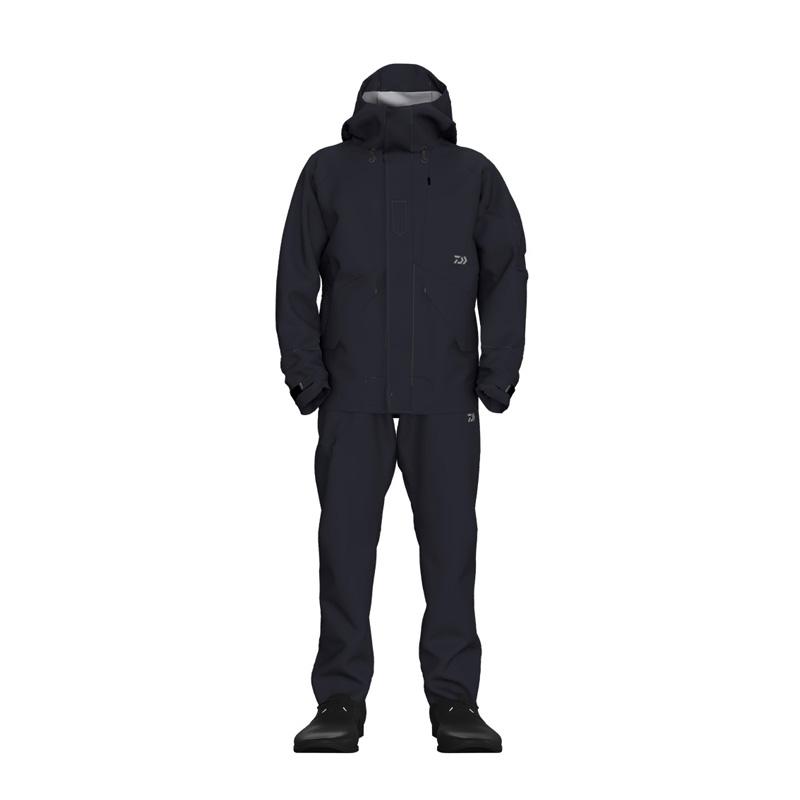 ダイワ レインマックス GEレインスーツ DR-3223 ブラック　2XL　新品 DAIWA（ダイワ） DR-3223 レインマックスGEレインスーツ ブラック 2XL