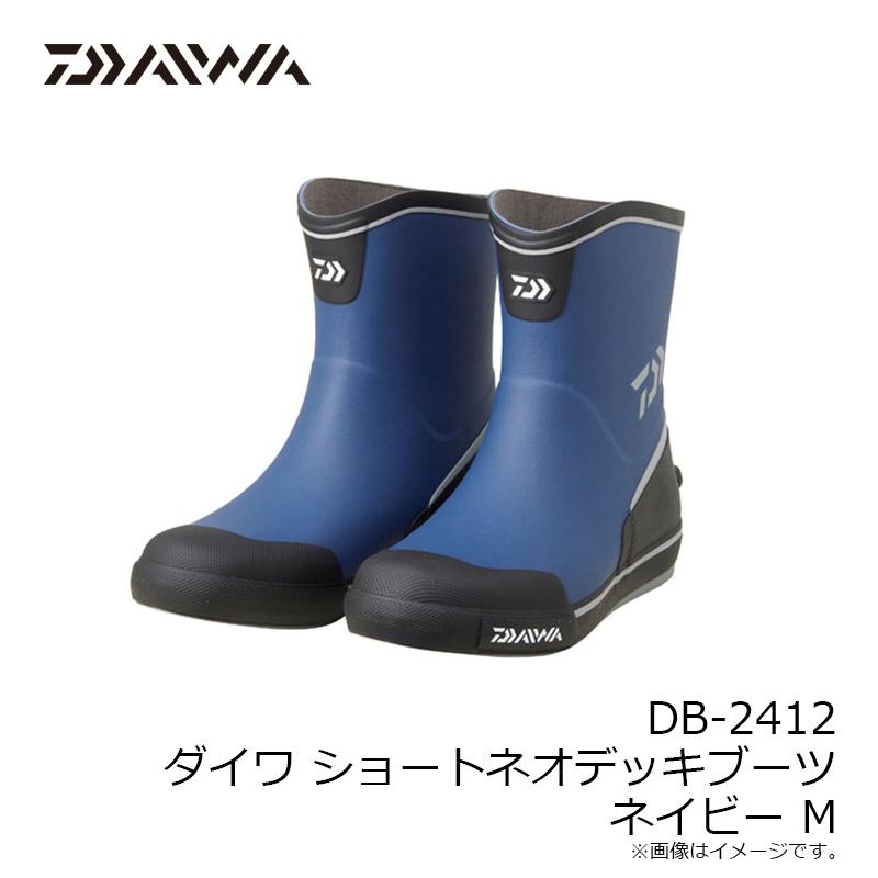 ダイワ ショートネオデッキブーツ DB-2412 ブラック S(24.0〜24.5