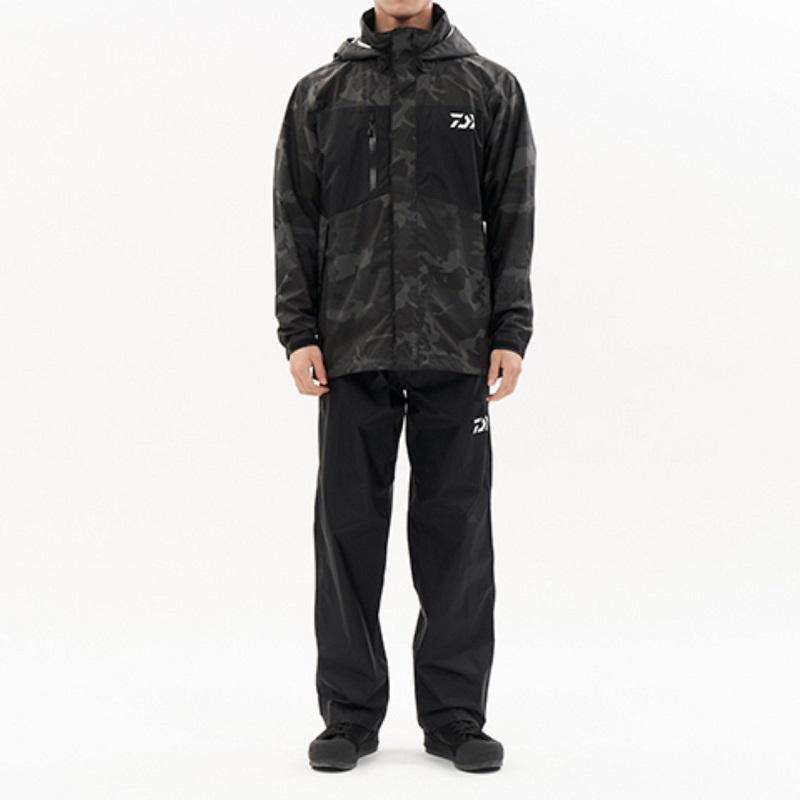 【新品未使用】DAIWAダイワレインマックスレインスーツDR-3823 （XL） DAIWA（ダイワ） DR-3823 レインマックスレインスーツ グリーンカモ XL