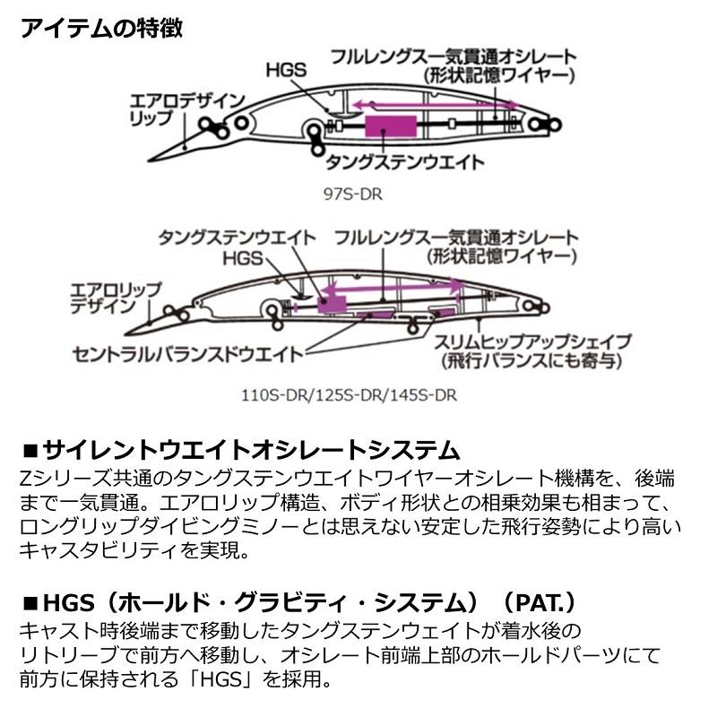 ダイワ　ショアラインシャイナーＺ セットアッパー145SDR クリアアデルケイムラシラス｜yfto｜03