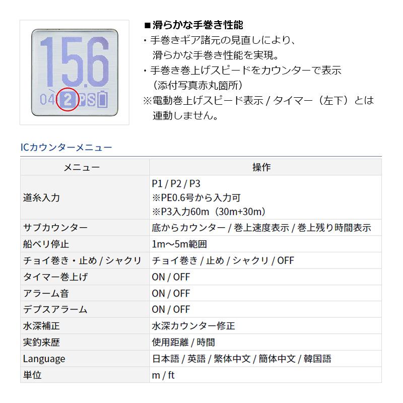 ダイワ　23レオブリッツ 200J　/ 電動 リール 右巻｜yfto｜10