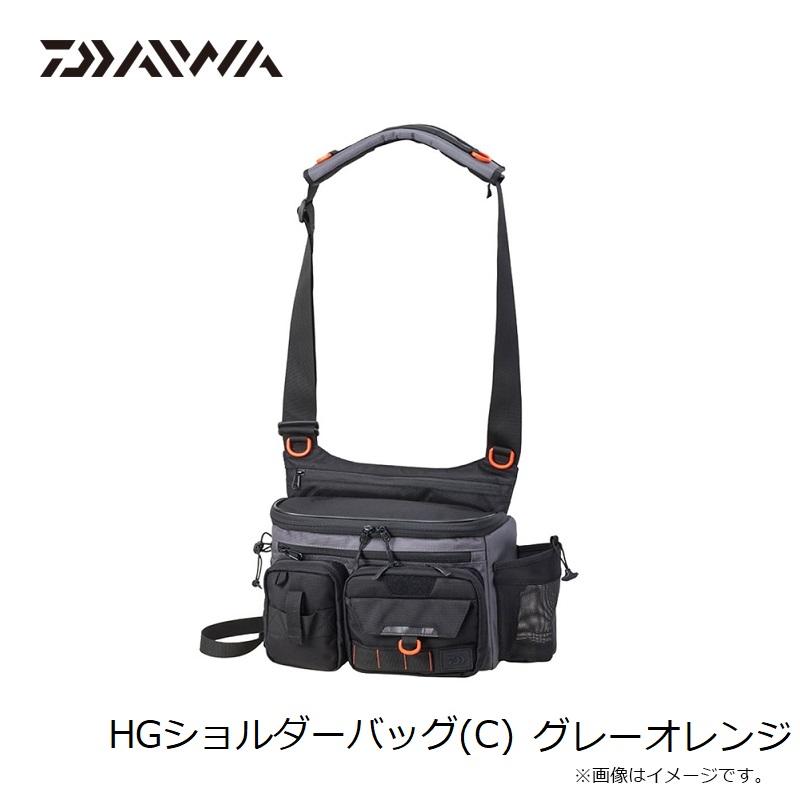 DAIWA（ダイワ） HGショルダーバッグ(C) グレーオレンジ : 釣具のFTO 