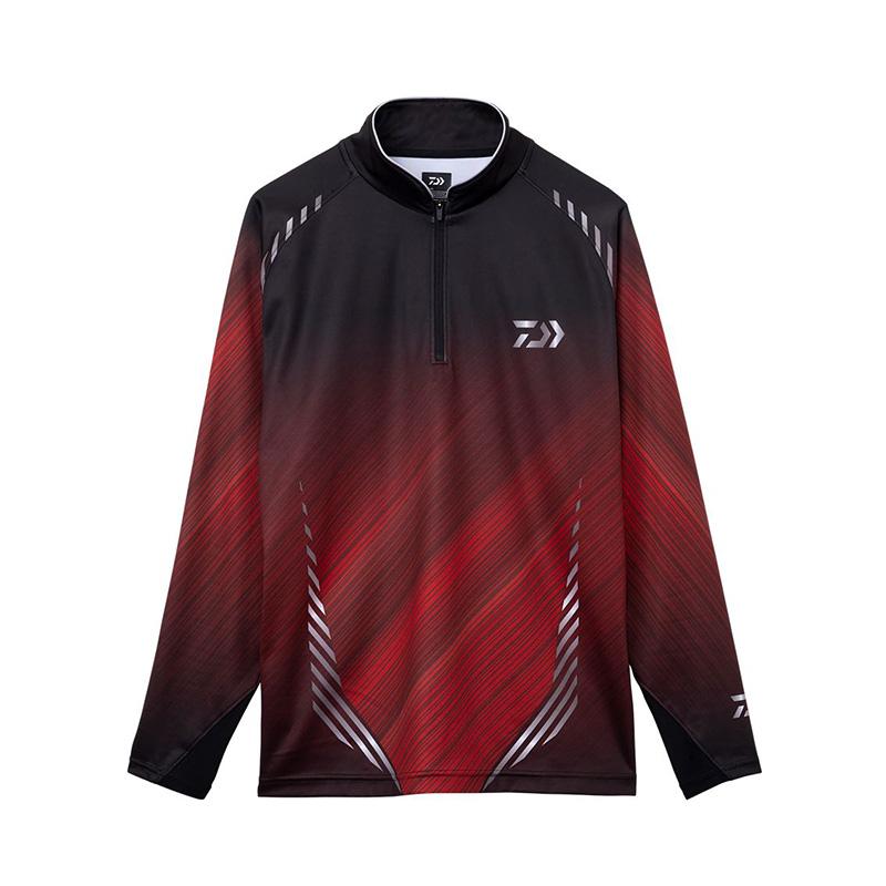 DAIWA エキスパートライトジップシャツ レッド DAIWA エキスパート