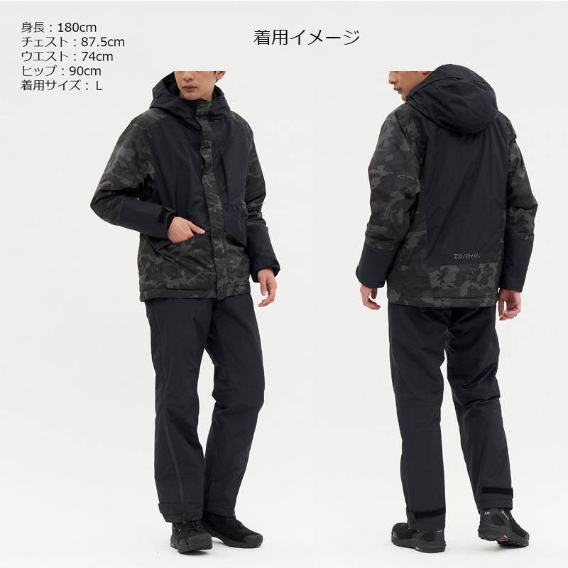 ダイワ ダイワ DW-3223 レインマックス サイドオープンウィンタースーツ オレンジ XL  【在庫限り特価】【秋冬物衣料大処分】 釣りの画像