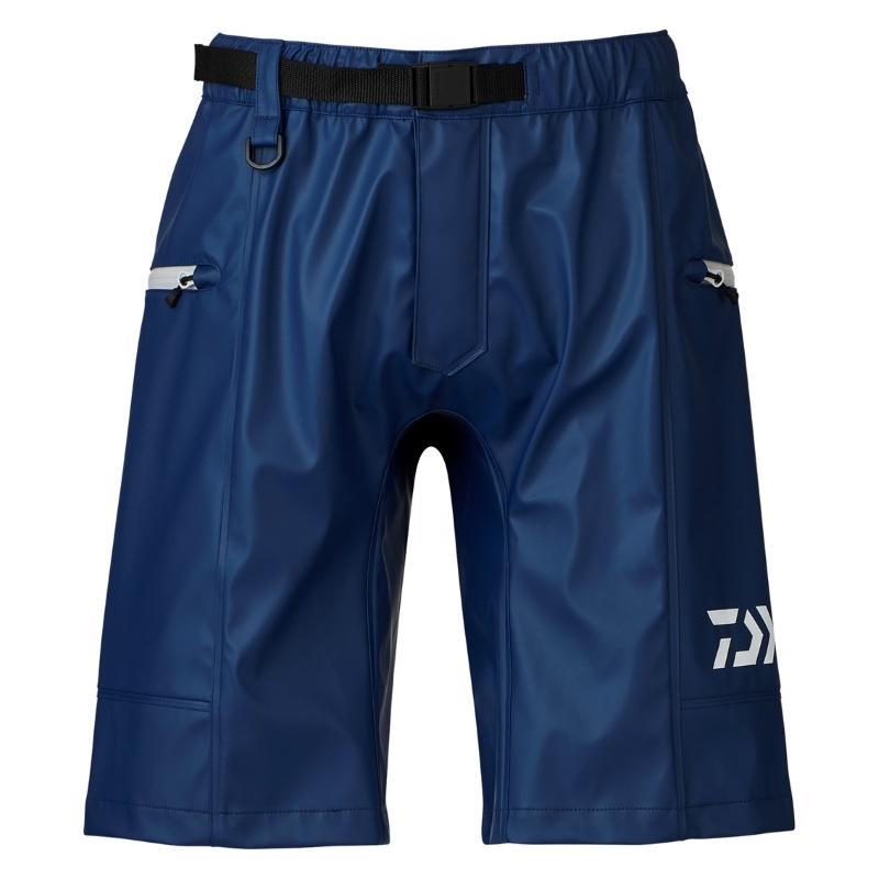 ダイワPUオーシャンレインハーフパンツ ブラックL DAIWA（ダイワ） DR-6224P PUオーシャンハーフパンツ ネイビー L