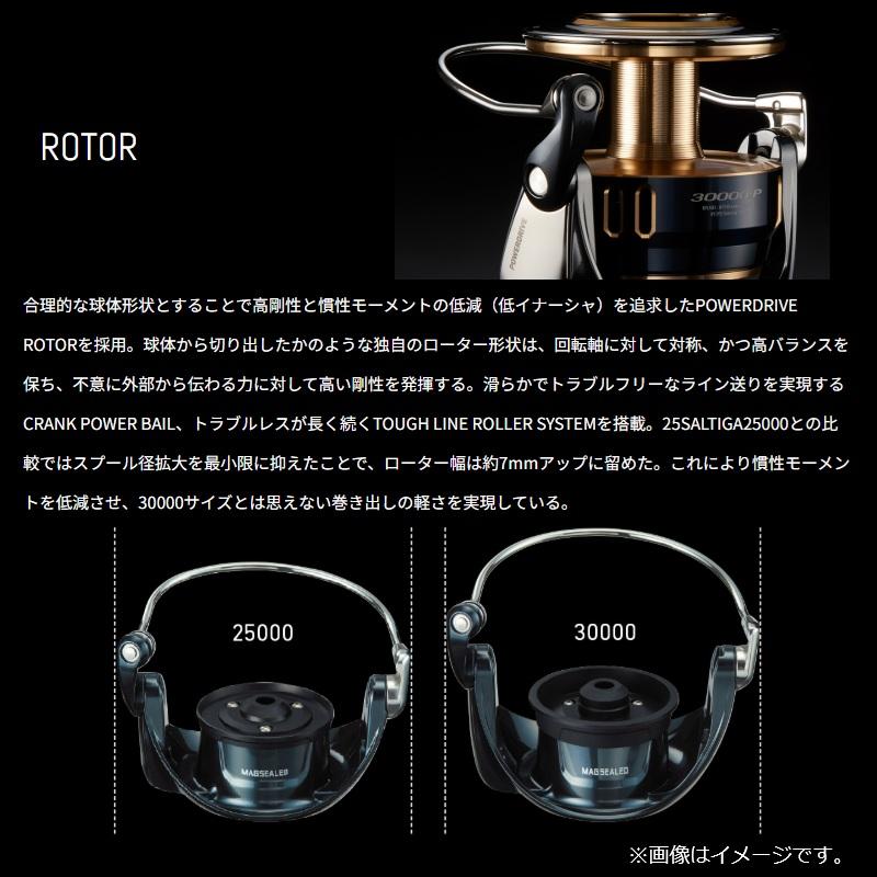 DAIWA（ダイワ） 25ソルティガ 30000-H / ジギング スピニング リール