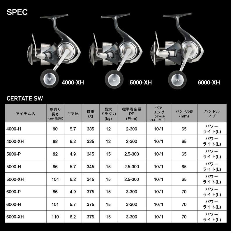 DAIWA（ダイワ） セルテート SW 6000-P / ジギング リール : 釣具のFTO