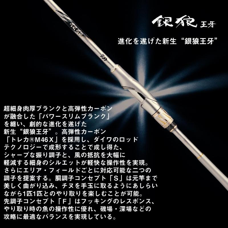 DAIWA（ダイワ） 銀狼王牙 S 06-53 / チヌ 黒鯛 ふかせ 竿 : 釣具のFTO