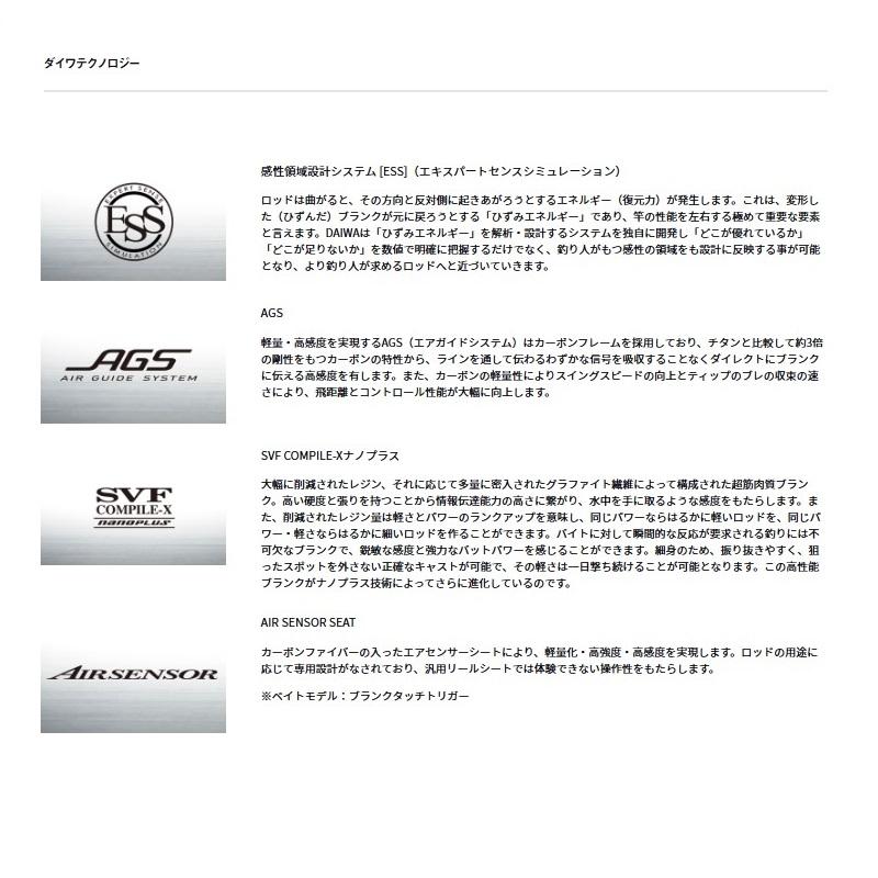 DAIWA（ダイワ） シルバーウルフ EX 72MLB-S / チニング ベイト ロッド