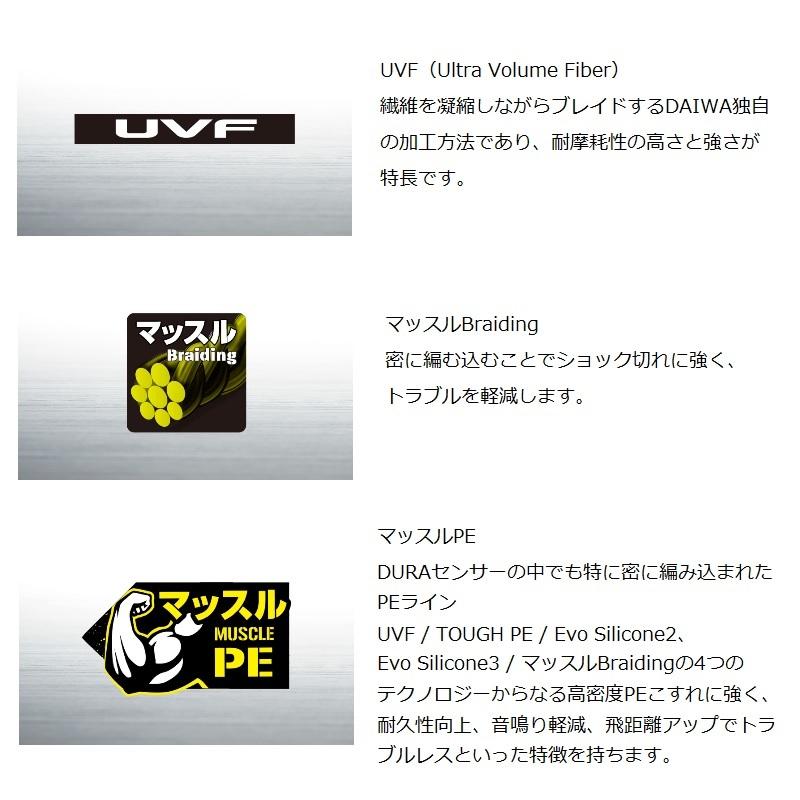 DAIWA（ダイワ） UVF PEデュラセンサーX12EX+Si3 5C 3-300 : 釣具のFTO