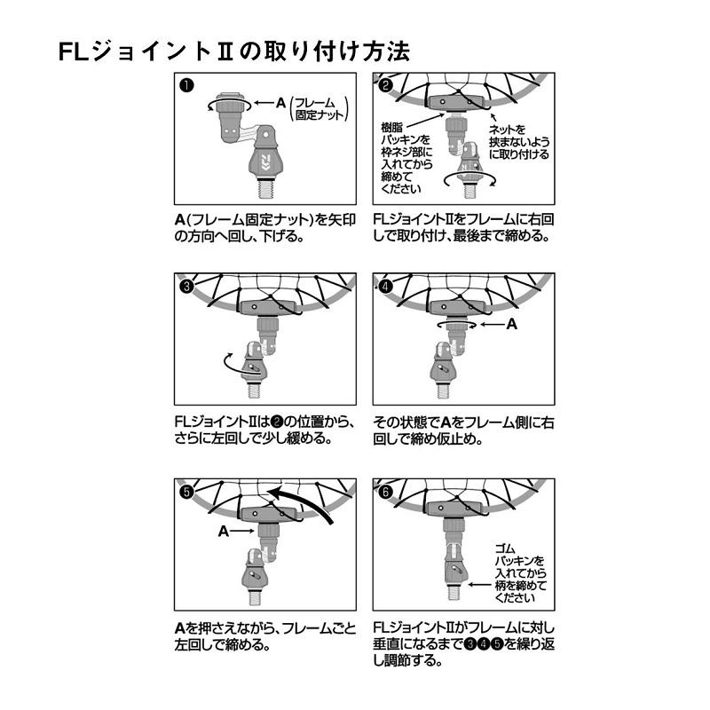 DAIWA（ダイワ） ランディングネットFL2 40RC ガンメタ : 釣具のFTO