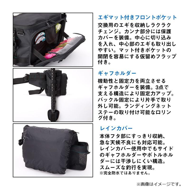 DAIWA（ダイワ） エメラルダス タクティカル ヒップバッグ(C) ブラック