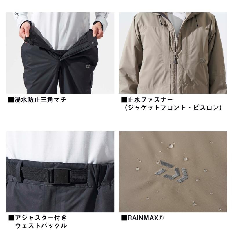 ダイワ(DAIWA) ウェア/防寒ウェアDW-3224 グレージュ L 海釣り DAIWA（ダイワ） DW-3224 レインマックス アングラーズウィンター