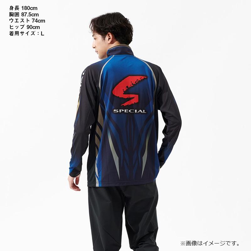 ダイワ DE-7025 ロングスリーブ シャツ マグマブラック 2XL 新品 DAIWA（ダイワ） DE-7025 スペシャルロングスリーブシャツ マグマ