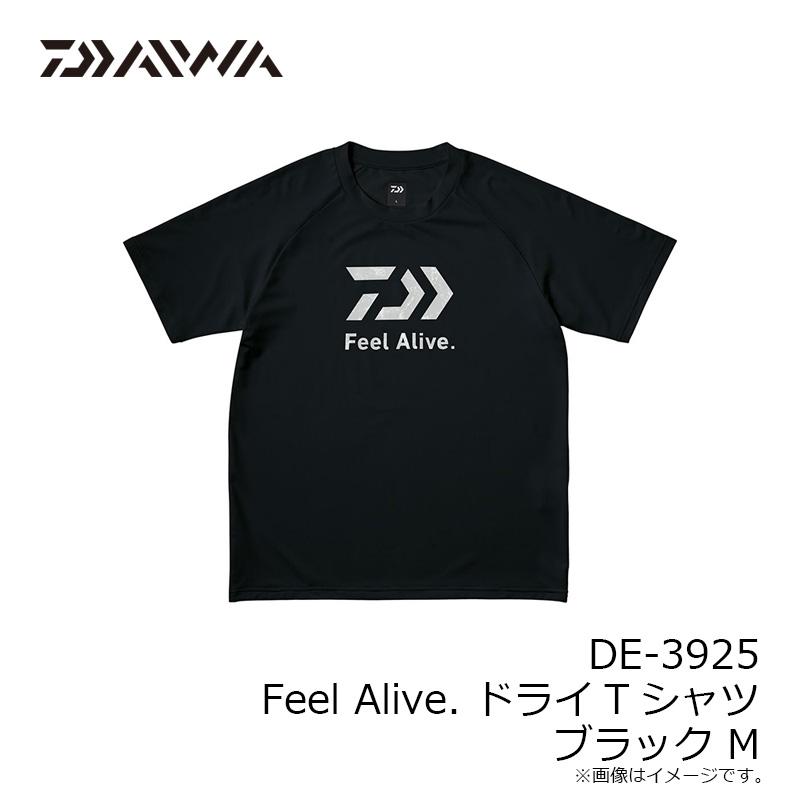 DAIWA（ダイワ） DE-3925 Feel Alive. ドライTシャツ ブラック M