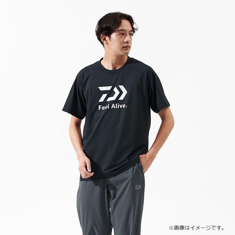 DAIWA（ダイワ） DE-3925 Feel Alive. ドライTシャツ ブラック 2XL