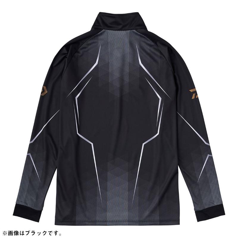 DAIWA（ダイワ） DE-7525 ロングスリーブハーフジップシャツ ホワイト