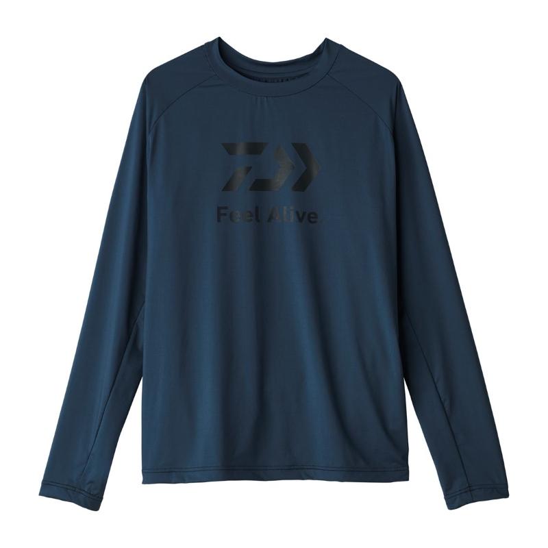DAIWA（ダイワ） DE-6225 ICEDRY ロングスリーブシャツ ネイビー XL