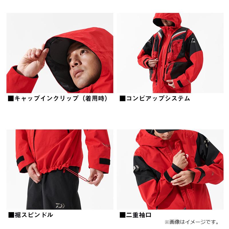 ダイワ DR-1825 ゴアテックス コンビアップレインスーツ ブラック XL