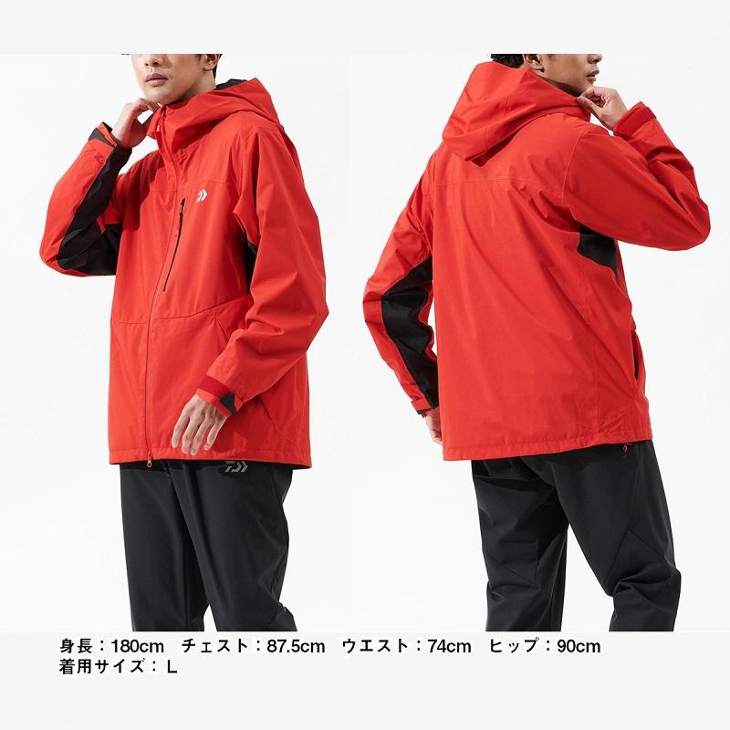 DAIWA（ダイワ） DR-3625J RAINMAX レインジャケット レッド WM : 釣具