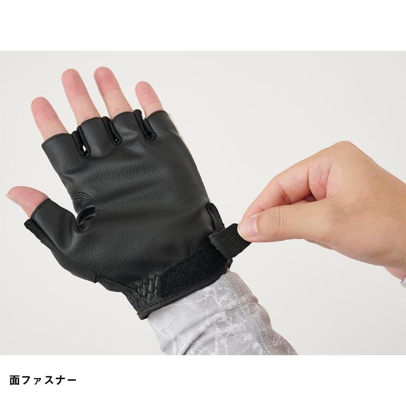DAIWA（ダイワ） DG-8125 ゲームグローブ 5本カット タイドブラック M