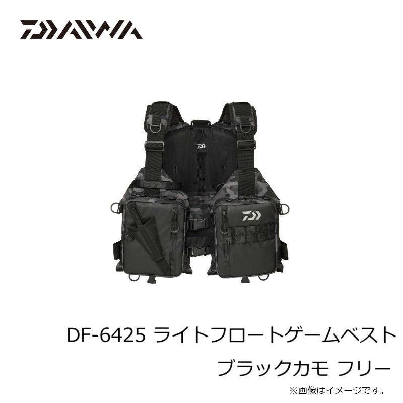 DAIWA（ダイワ） DF-6425 ライトフロートゲームベスト ブラックカモ