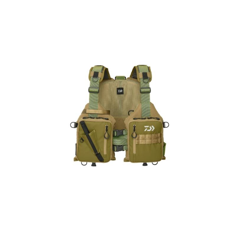 DAIWA（ダイワ） DF-6425 ライトフロートゲームベスト ミリタリー
