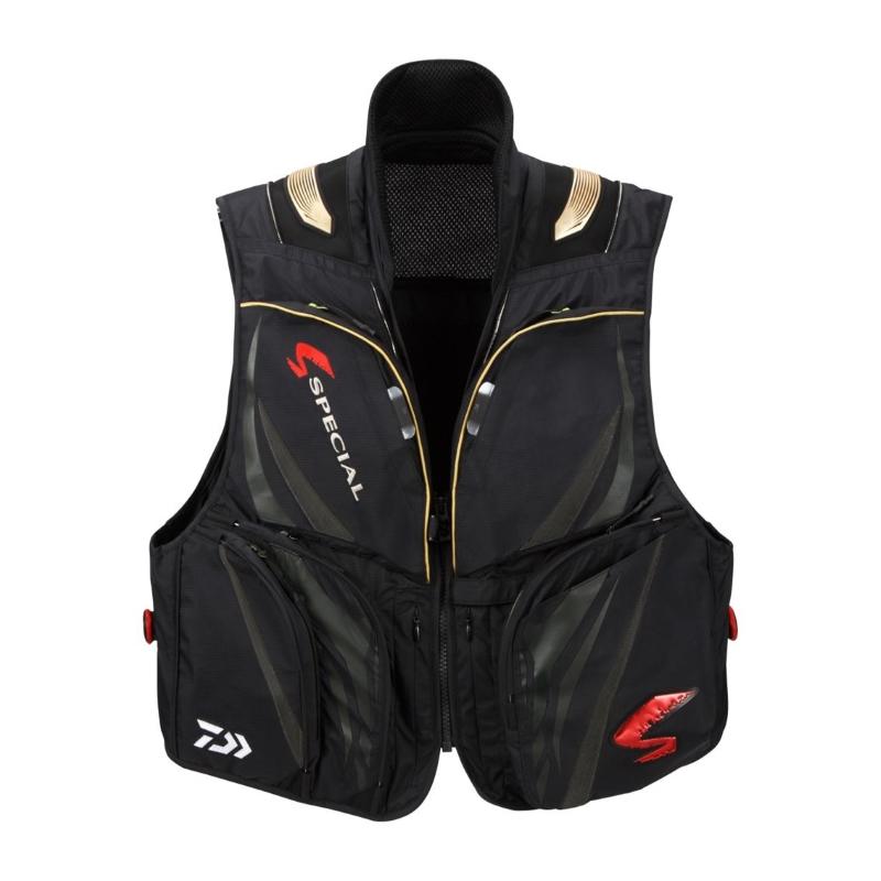 DAIWA ブラック フィッシングベスト3本セット DAIWA（ダイワ） DV-1025 スペシャル バリアテック ショートベスト