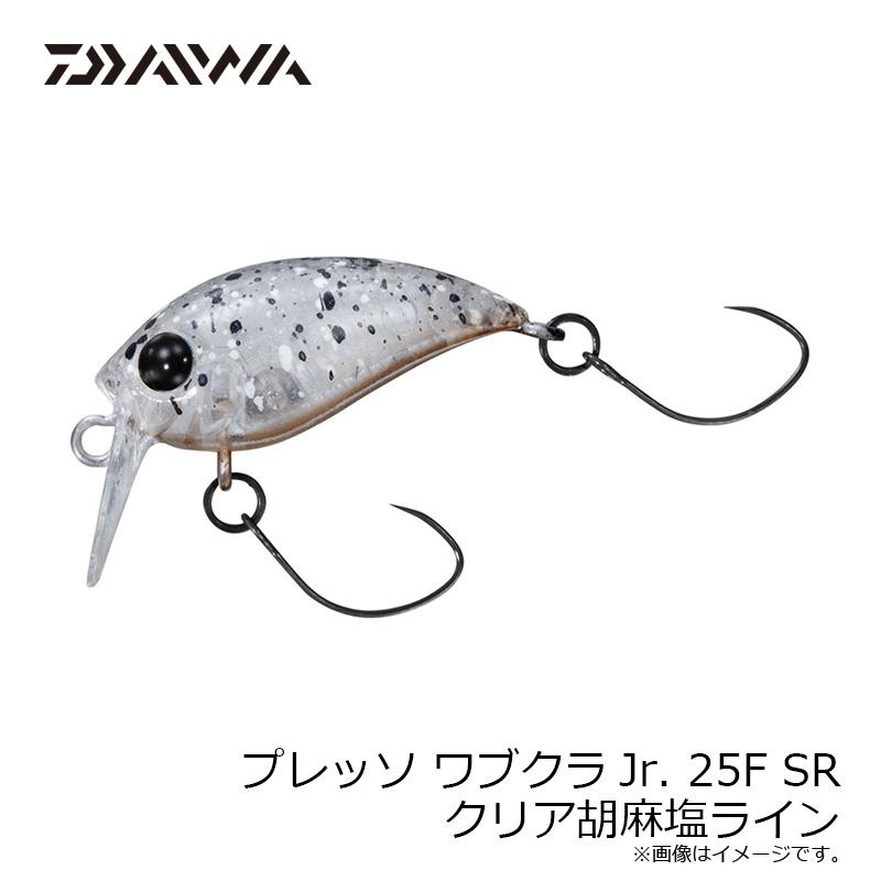 DAIWA（ダイワ） プレッソ ワブクラJr. 25F SR クリア胡麻塩ライン