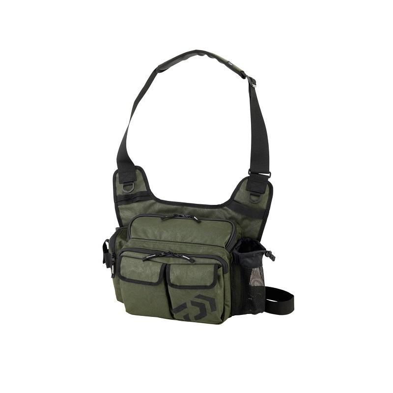 DAIWA（ダイワ） サイドフィットバッグ(D) スパイラルオリーブ : 釣具
