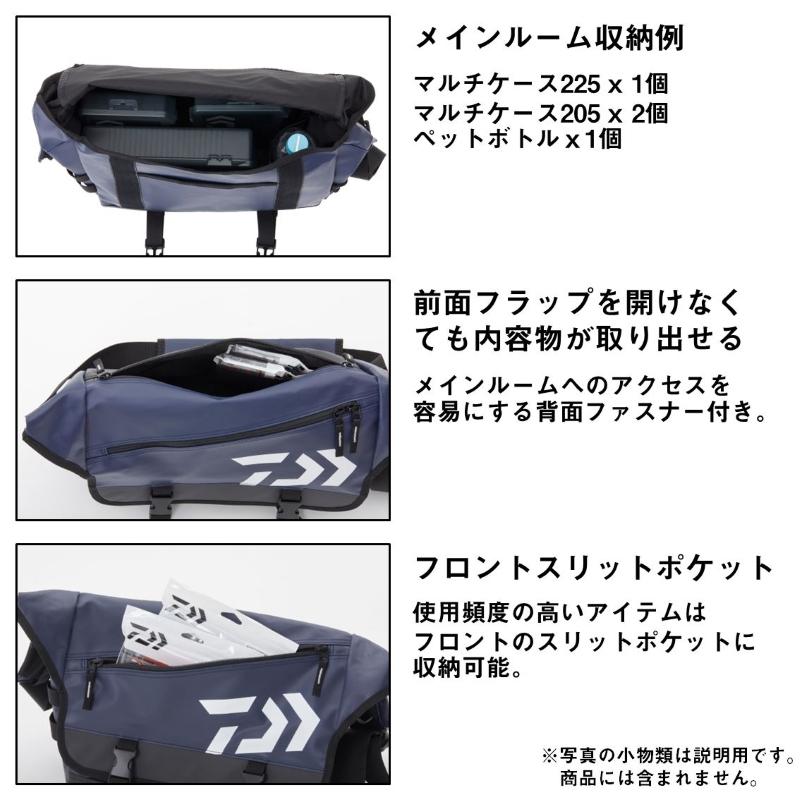 DAIWA（ダイワ） メッセンジャーバッグ(D) スパイラルオリーブ : 釣具