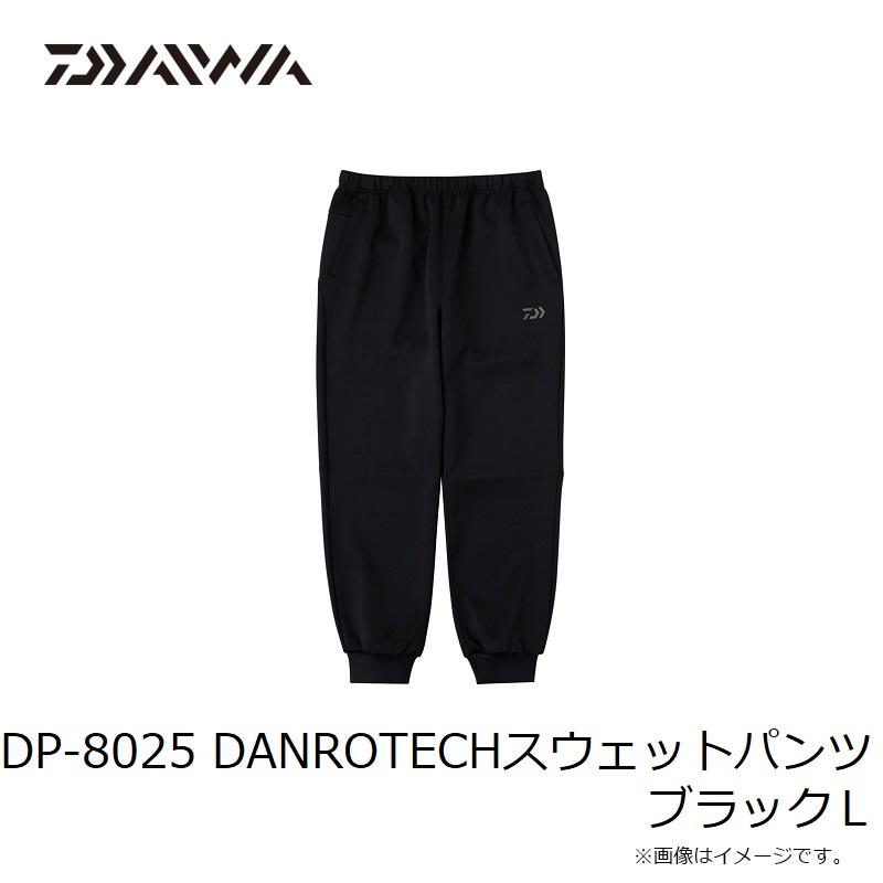 DAIWA（ダイワ） DP-8025 DANROTECHスウェットパンツ ブラック L【釣り