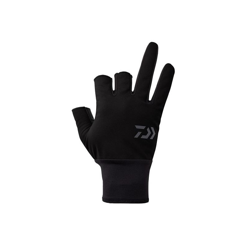 DAIWA（ダイワ） DG-8025W 防風ベルトレスグローブ 3本カット ブラック