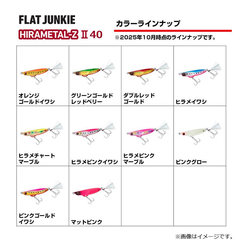 DAIWA（ダイワ） フラットジャンキー ヒラメタルZ2 40g ヒラメイワシ