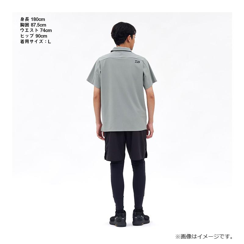 DAIWA（ダイワ） DE-9426 サンブロックドライポロシャツ グレー M