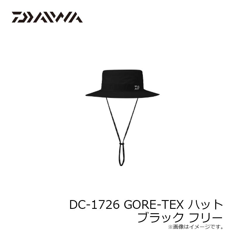 DAIWA（ダイワ） DC-1726 GORE-TEX ハット ブラック フリー : 釣具の