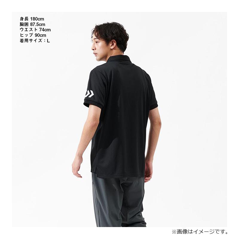 DAIWA（ダイワ） DE-7925 半袖ポロシャツ ネイビー×ブルー M : 釣具の