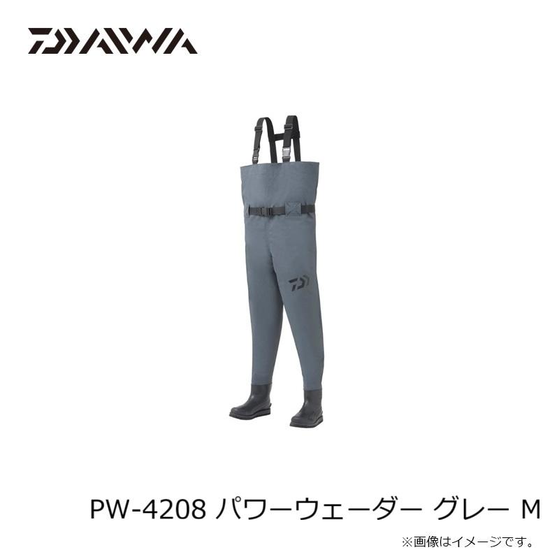 DAIWA（ダイワ） PW-4208 パワーウェーダー (フェルトソール) グレー M