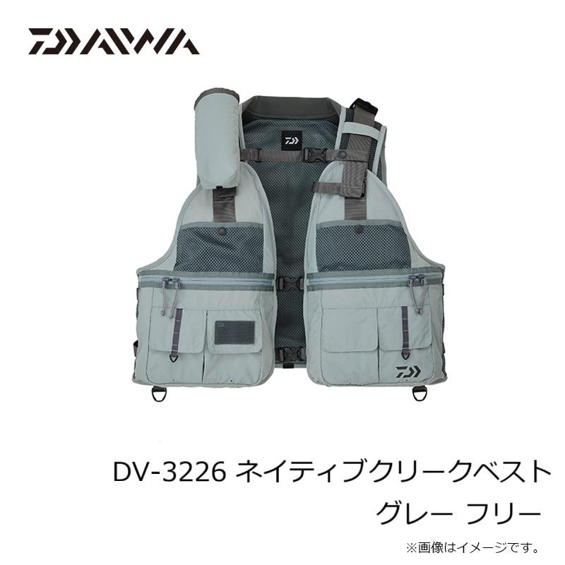 mazume フィッシングジャケット グレー DAIWA（ダイワ） DV-3226 ネイティブクリークベスト グレー フリー