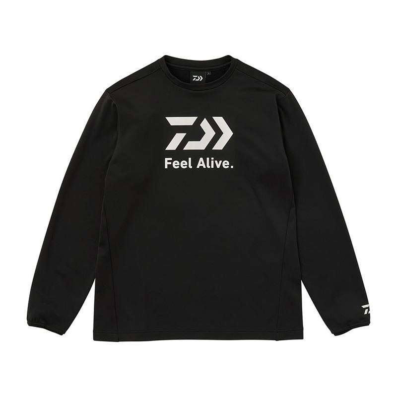 DAIWA（ダイワ） DE-9326 ストレッチシャツクルーネック 3XL ブラック