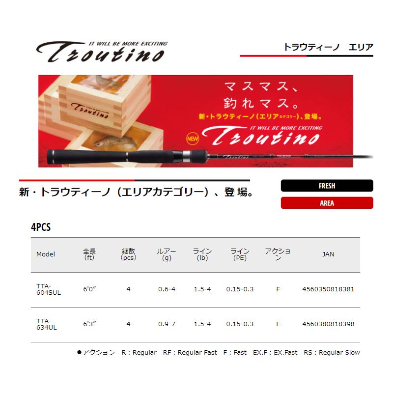 Major Craft（メジャークラフト） トラウティーノ エリア マルチピース